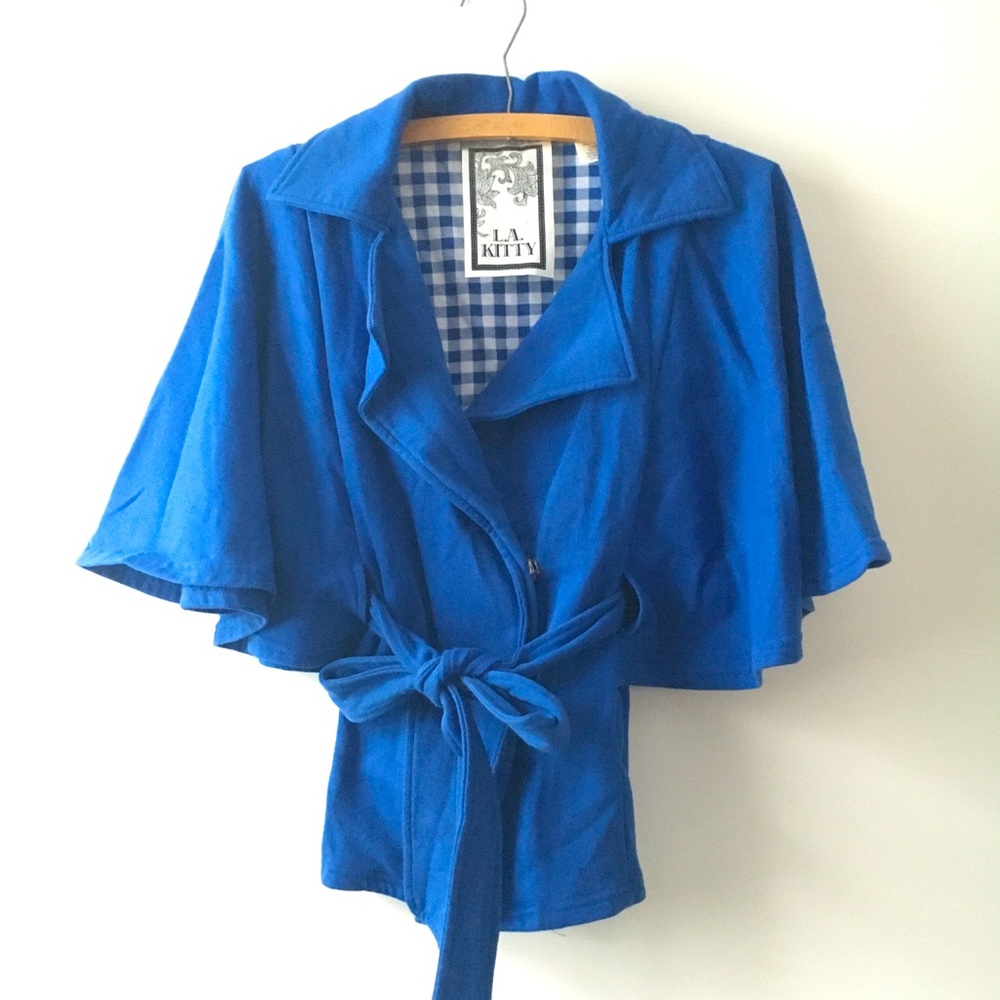 Blue Flowy Jacket